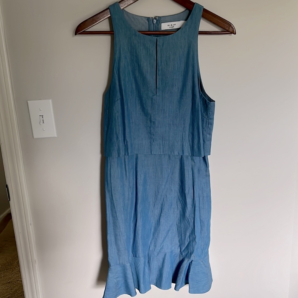 Ali & Jay Maya Chambray Popover Dress
